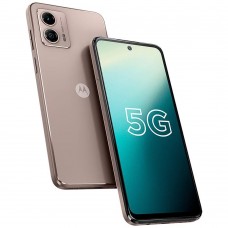 Celular Motorola Moto G53 5G Rosé 128GB, 4GB RAM, Tela de 6.5", Câmera Traseira Dupla de 50MP, Selfies de 8 MP, Android e Processador Snapdragon 480+